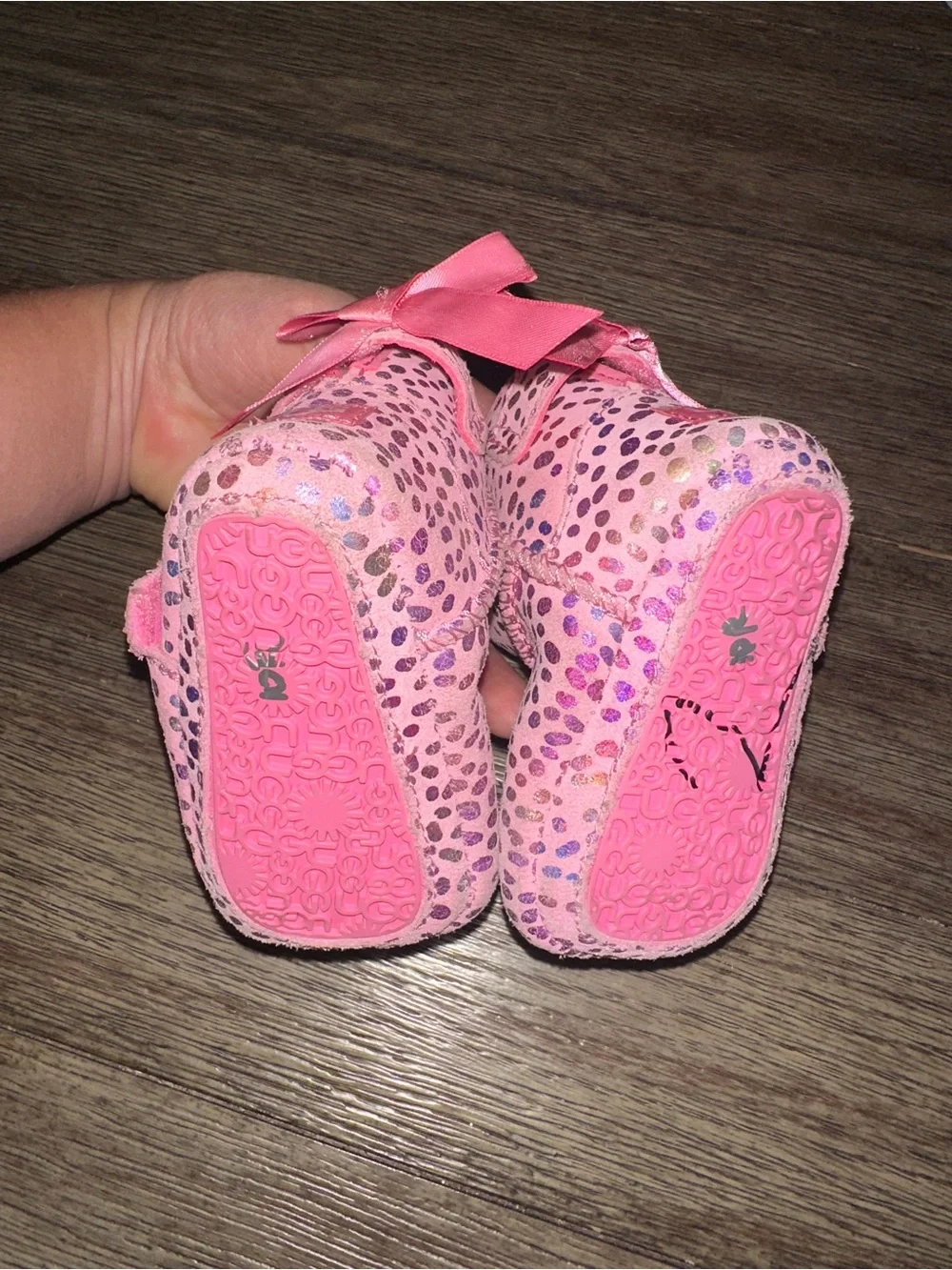 UGG Pink Baby Booties